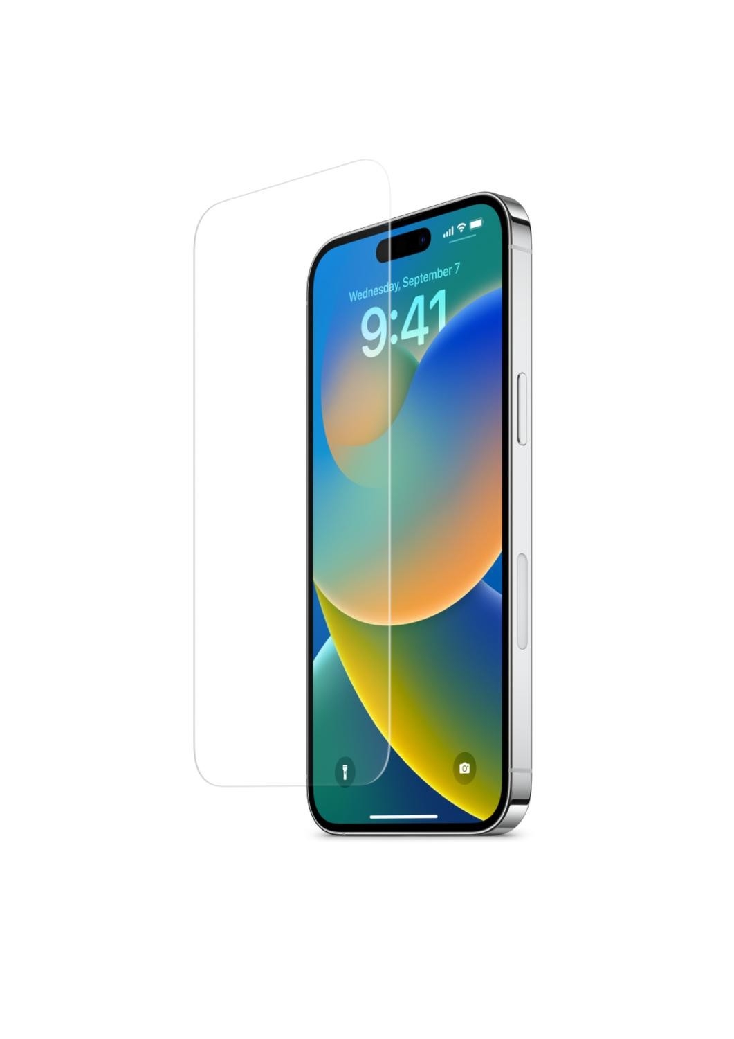 Härdat skyddsglas iPhone 15 Pro (2-pack)