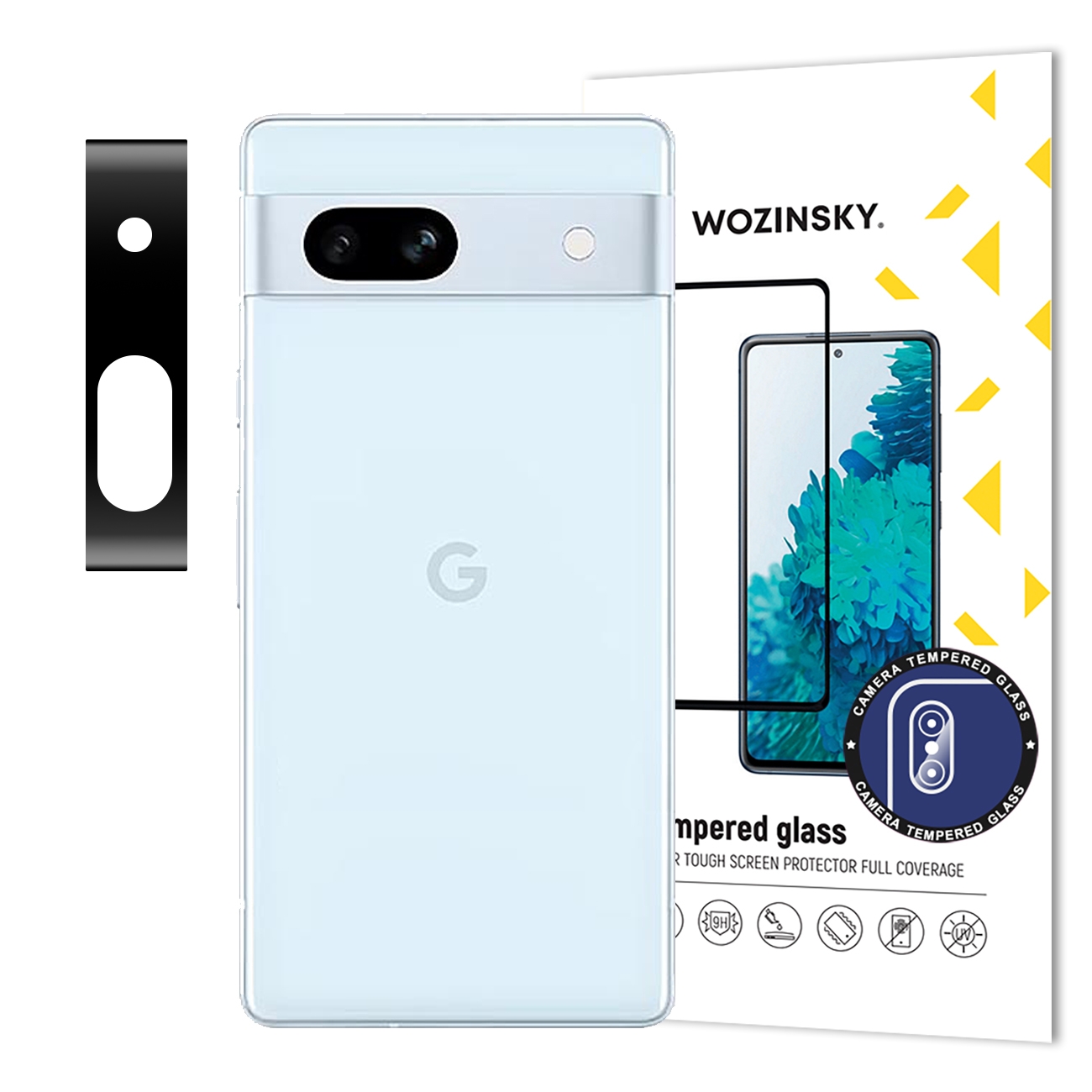 Härdat skyddsglas till Kamera 9H Google Pixel 7A