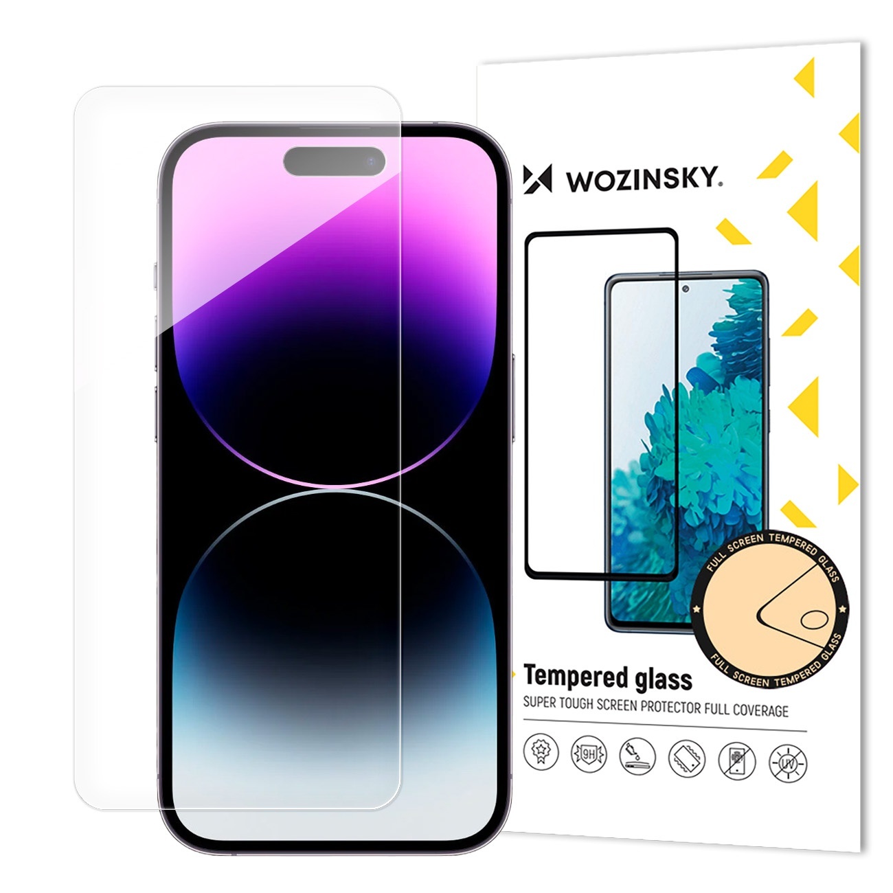Härdat skyddsglas 9H Apple iPhone 15 Plus (2-Pack)