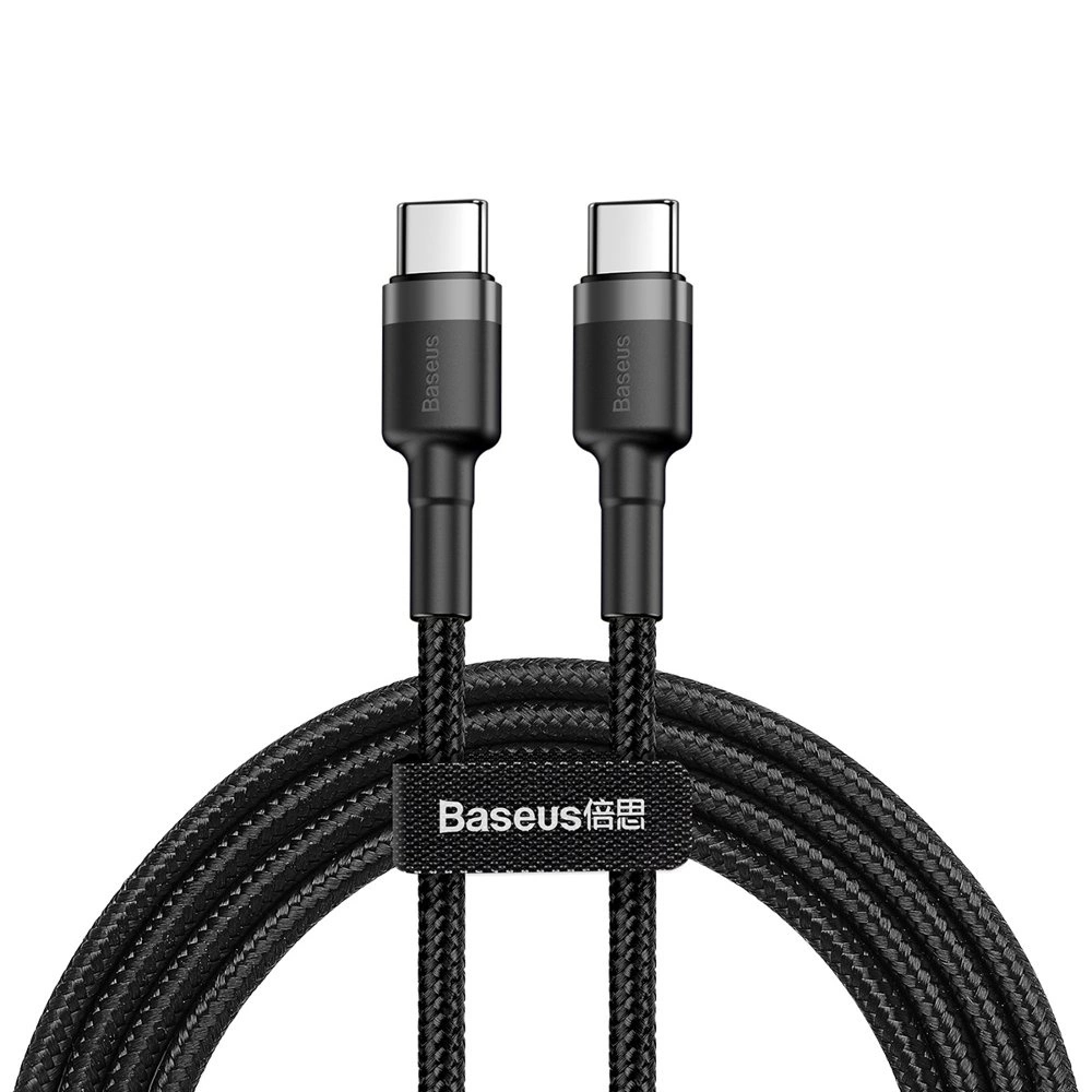 Baseus CATKLF-GG1 USB-C - USB-C PD QC Kabel 60W 3A 480Mb/s 1m