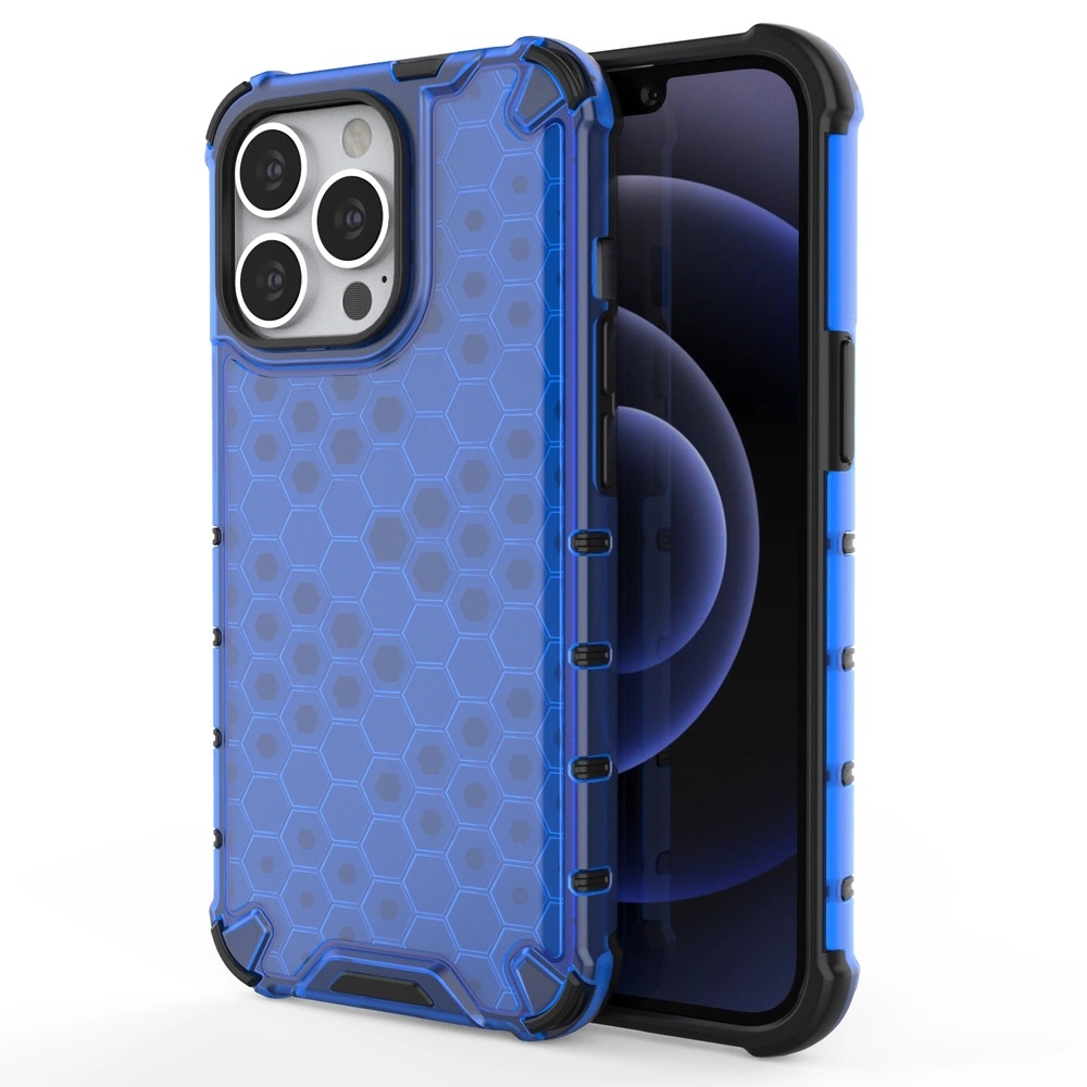 Honeycomb Hybrid Skal iPhone 13 Pro - Transparent