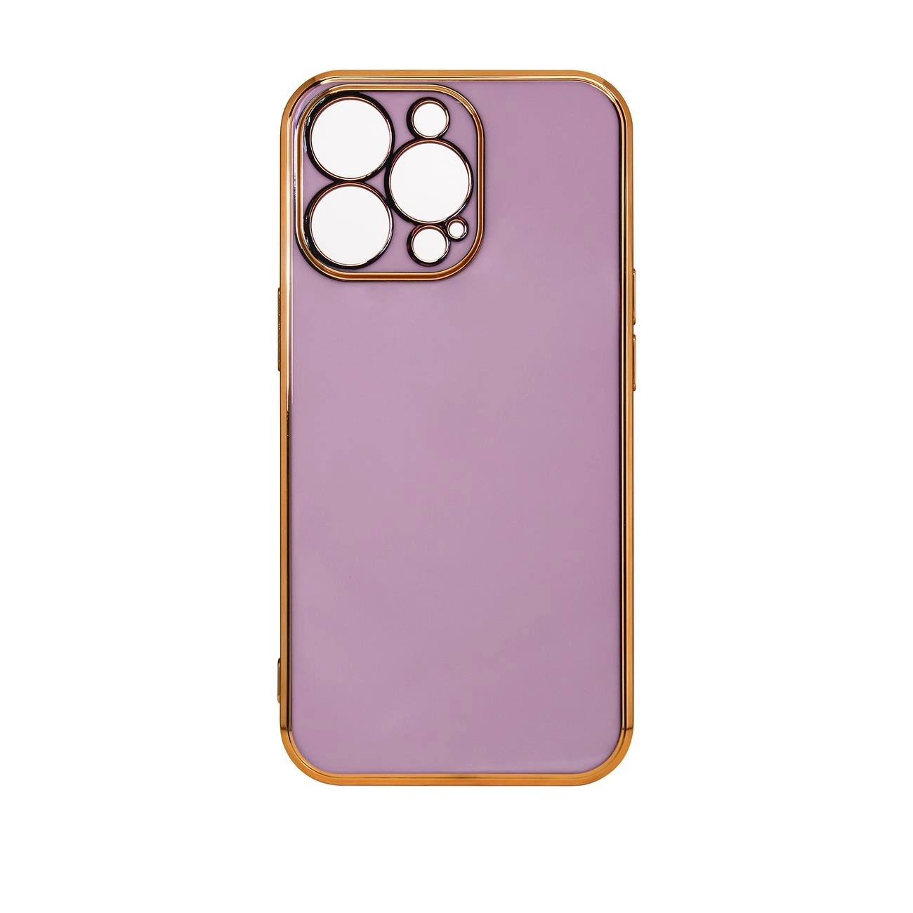 Lighting Color Case Skal med Ram iPhone 12 Pro Max - Guld