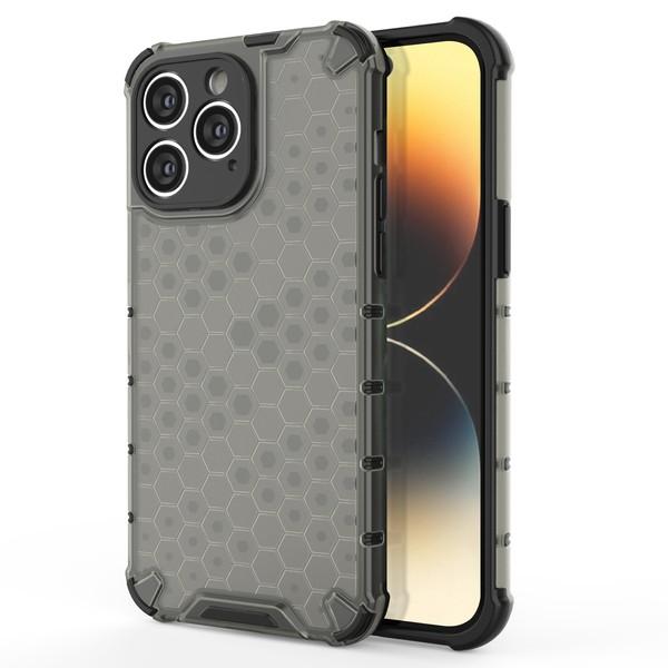 Honeycomb Hybrid Skal iPhone 14 Pro - Transparent