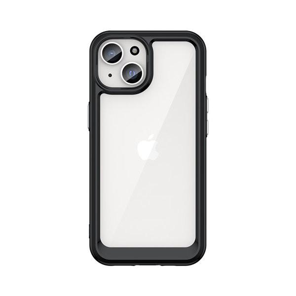 Outer Space Skal med Ram iPhone 15 Plus - Transparent