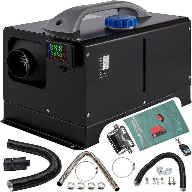 12V 8KW integrerad dieselluftvärmare med LCD/fjärrkontroll, lågt brus, bred applikation