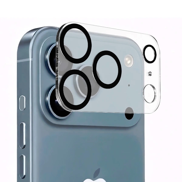 2-Pack iPhone 17 Pro Max Kameralinsskydd Härdat glas