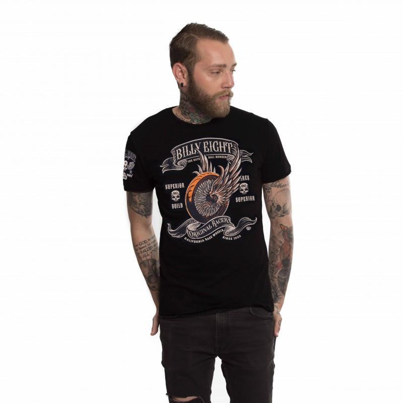 Köp Billy Eight ORIGINAL RACER Mens T Shirt Black Köp Billy Eight HATE BALL Mens Hoodie Black X Large