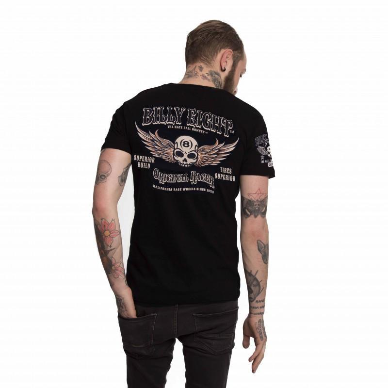 Köp Billy Eight ORIGINAL RACER Mens T Shirt Black Köp Billy Eight HATE BALL Mens Hoodie Black X Large