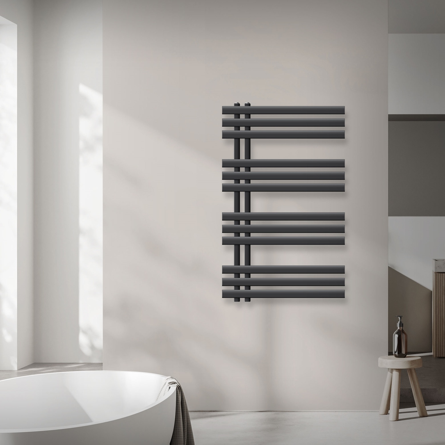 Radiator Antracit 600x1000 mm Iron M Design radiator handduk radiator Design