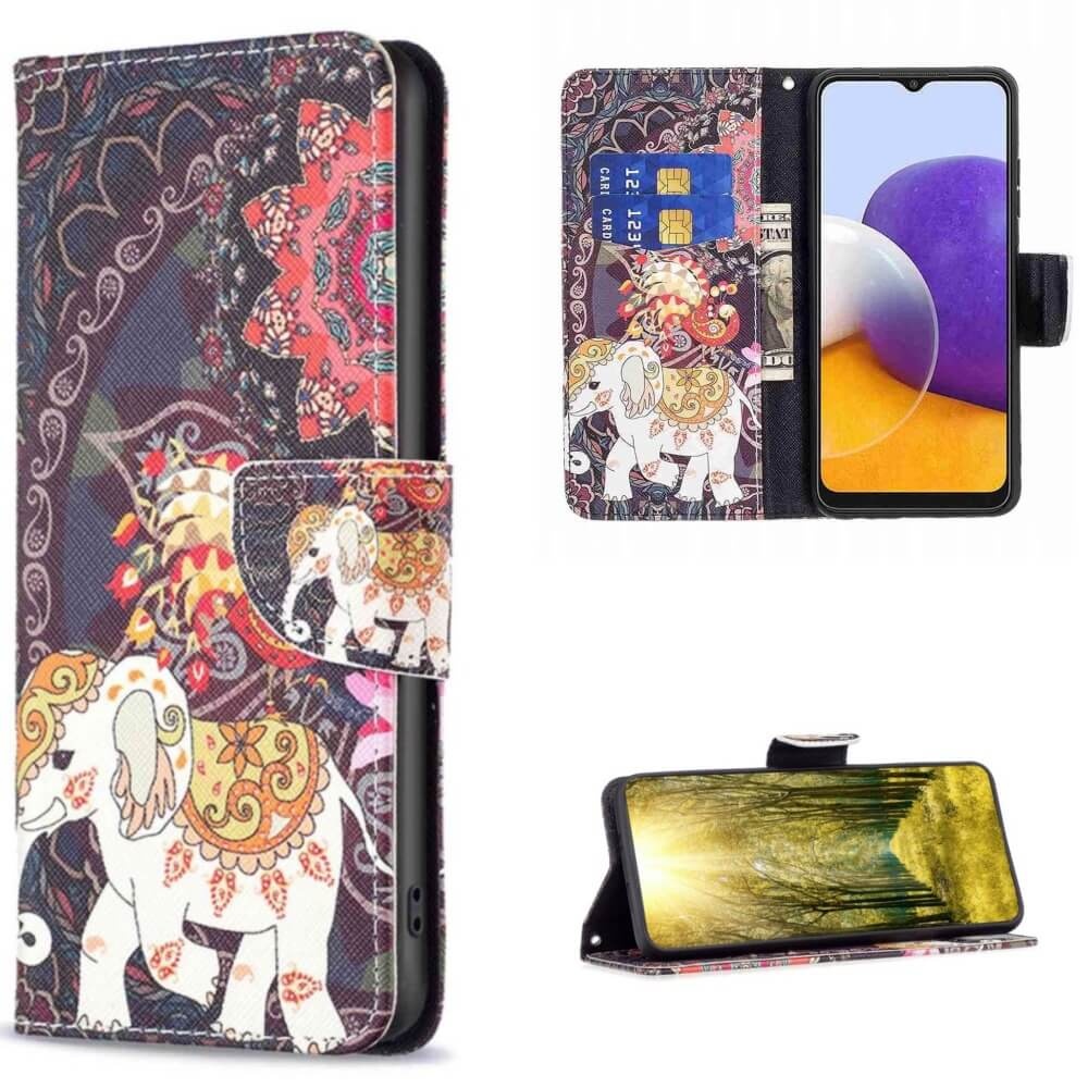 Plånboksfodral Samsung Galaxy A25 - Indiskt / Elefant