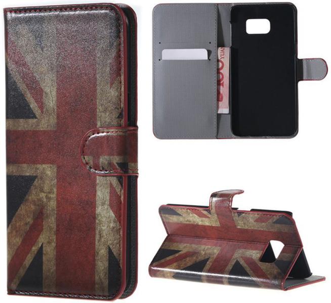 Plånboksfodral Samsung Galaxy S7 Edge - Flagga UK