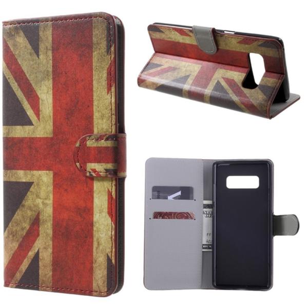 Plånboksfodral Samsung Galaxy Note 8 - Flagga UK