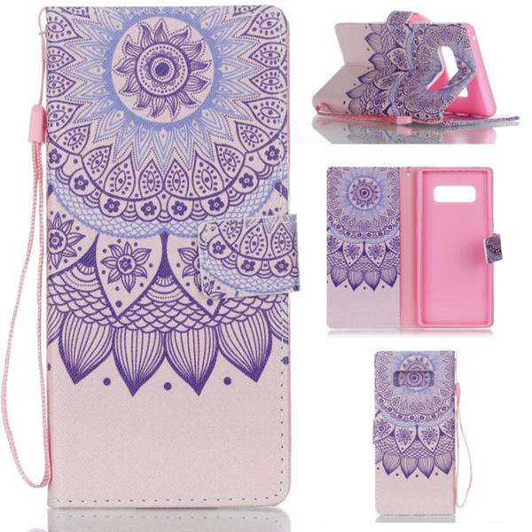 Plånboksfodral Samsung Galaxy Note 8 – Blomma