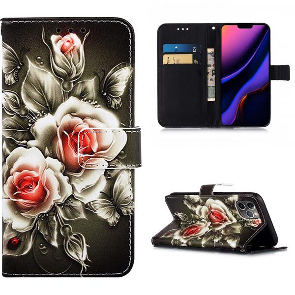 Plånboksfodral Apple iPhone 11 Pro – Rosor