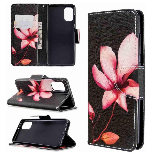 Plånboksfodral Samsung Galaxy A41 – Rosa Blomma