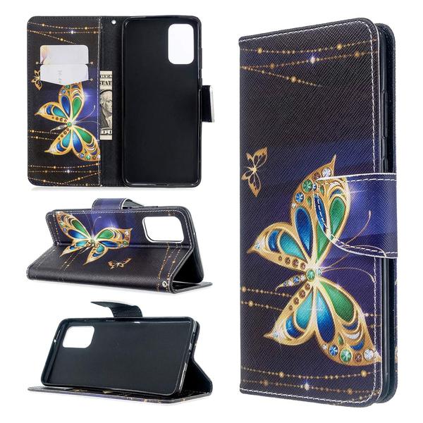 Plånboksfodral Samsung Galaxy S20 Plus – Guldfjäril