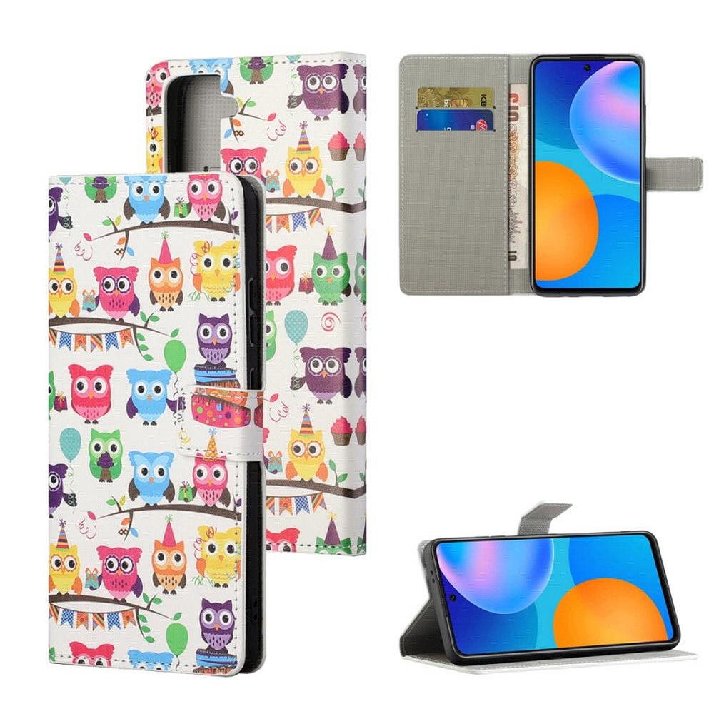 Plånboksfodral Samsung Galaxy S21 Plus - Ugglor På Kalas