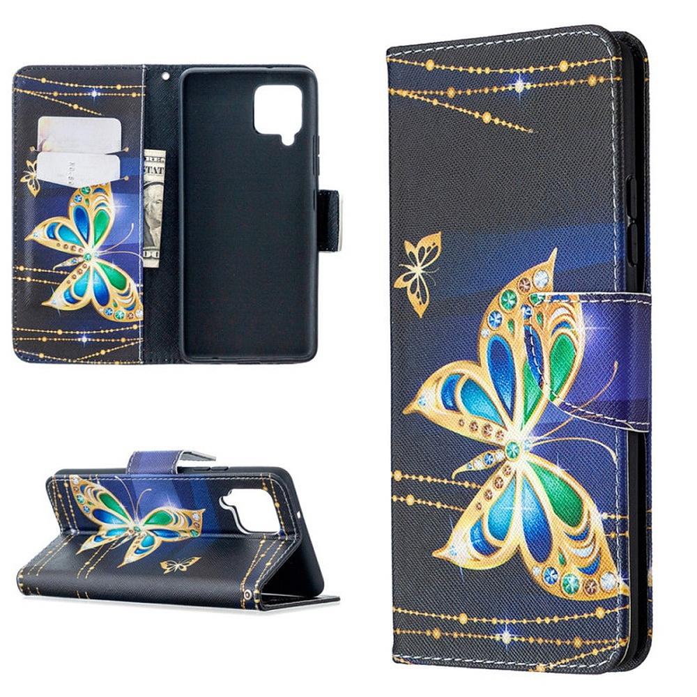 Plånboksfodral Samsung Galaxy A42 - Guldfjäril