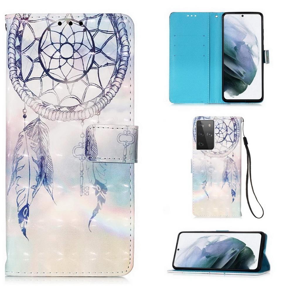 Plånboksfodral Samsung Galaxy S21 Ultra – Drömfångare Himmel