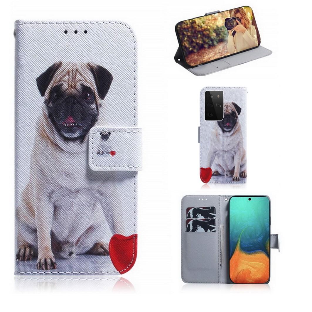 Plånboksfodral Samsung Galaxy S21 Ultra - Mops