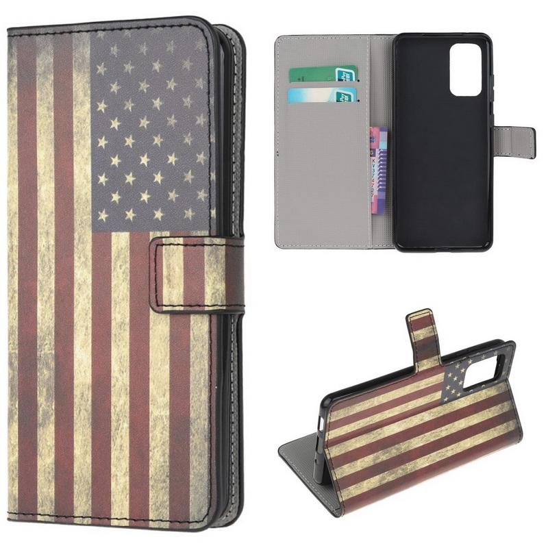 Plånboksfodral Samsung Galaxy A32 - Flagga USA