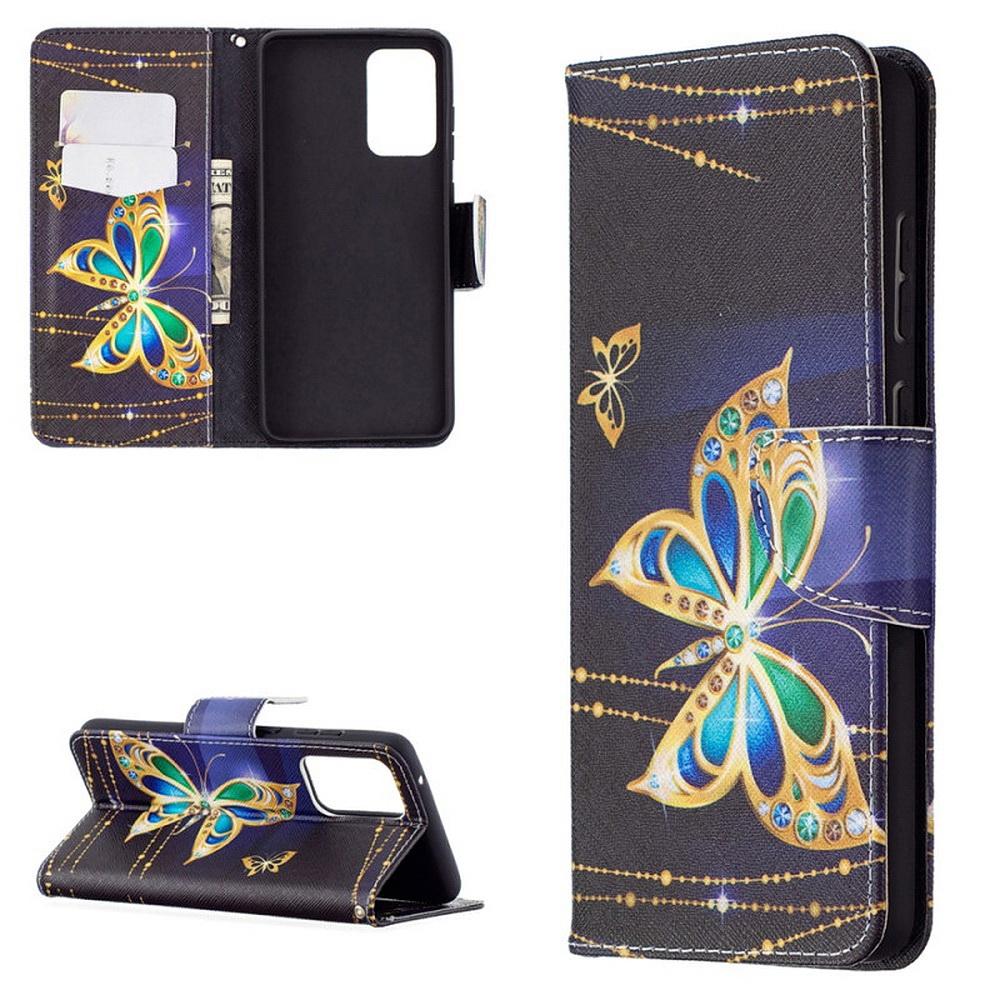 Plånboksfodral Samsung Galaxy A72 – Guldfjäril