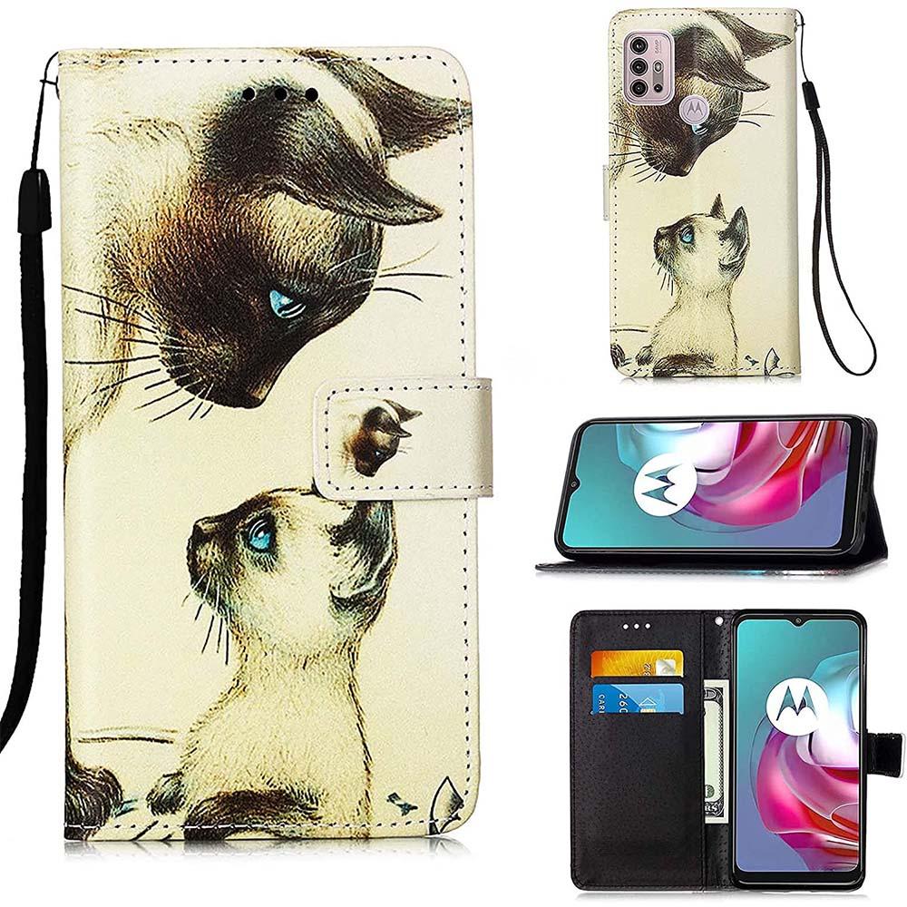 Plånboksfodral Motorola Moto G30 – Katter