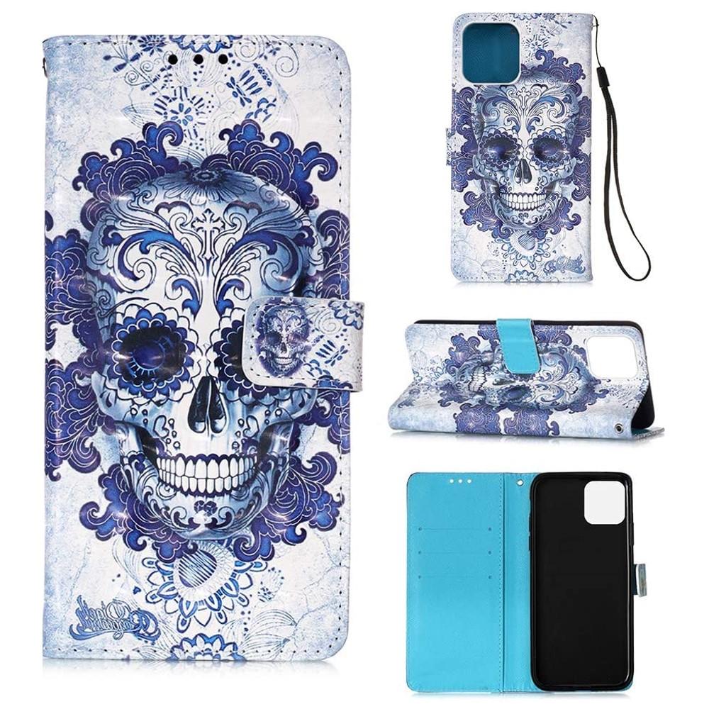 Plånboksfodral iPhone 13 Pro – Döskalle