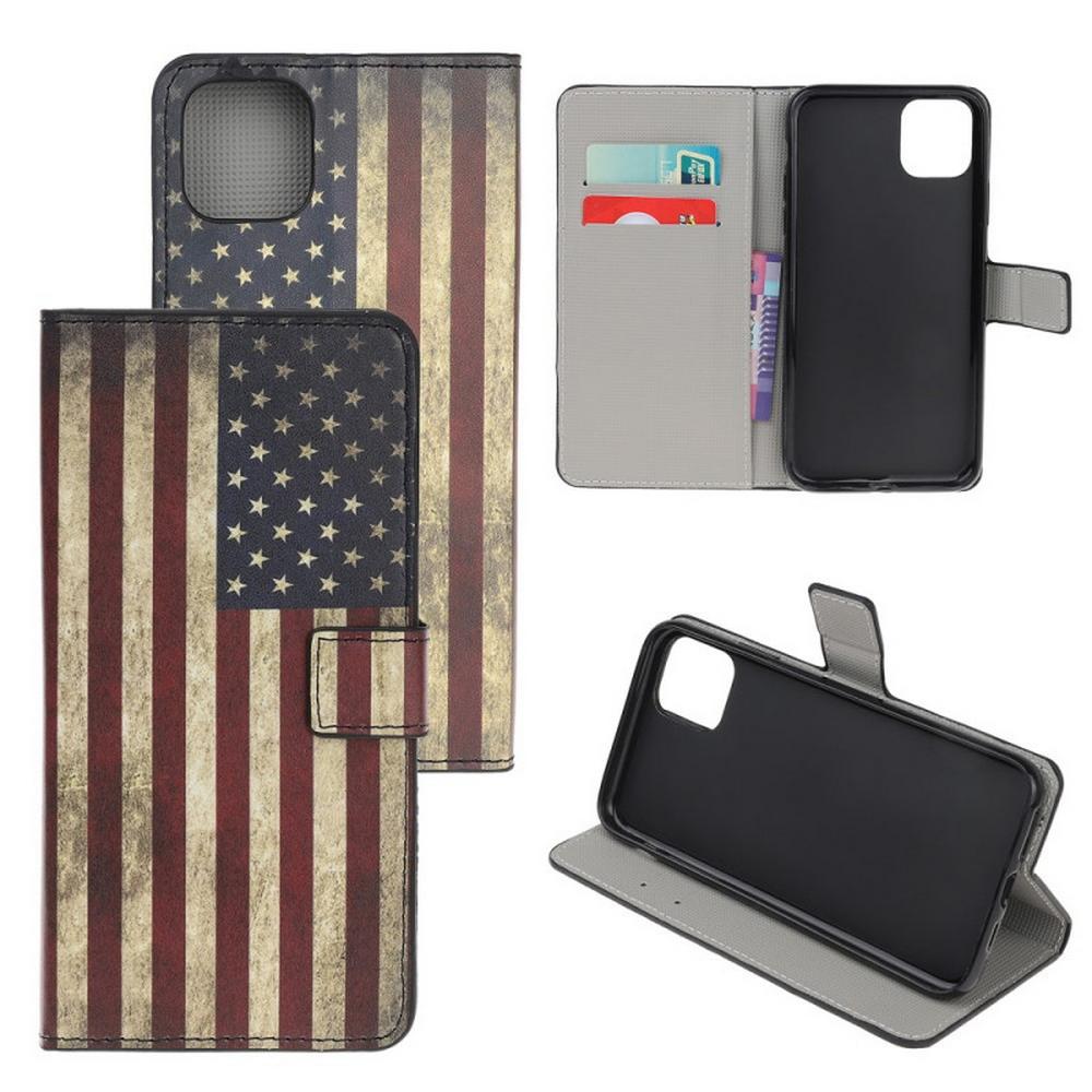 Plånboksfodral Samsung Galaxy A03 - Flagga USA