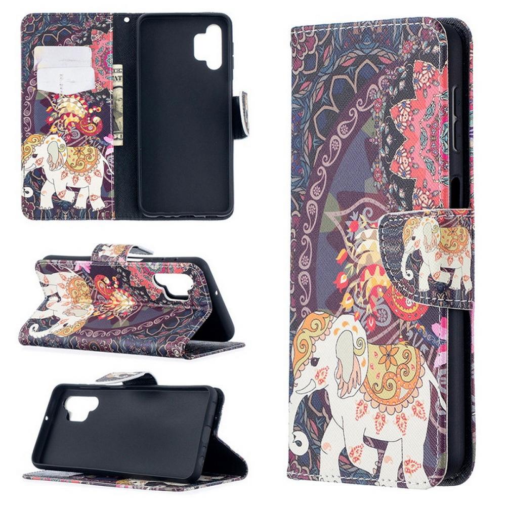 Plånboksfodral Samsung Galaxy A13 - Indiskt / Elefant
