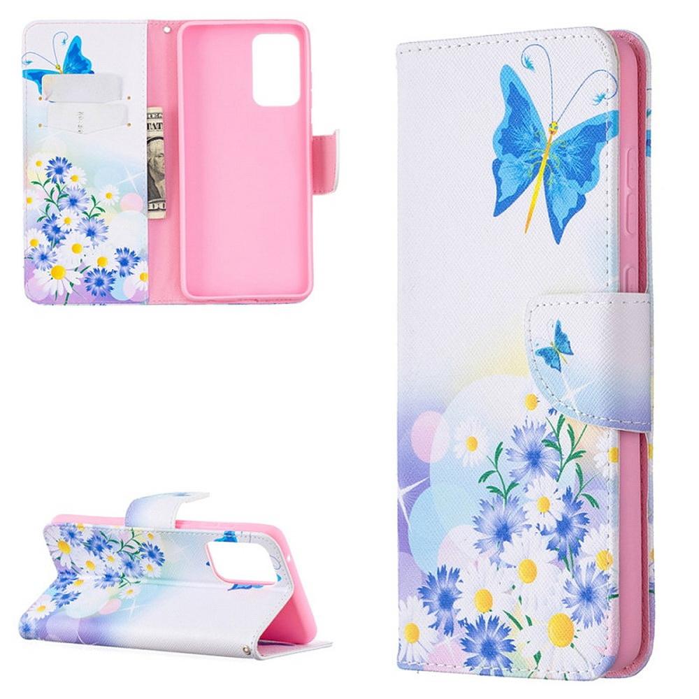 Plånboksfodral Samsung Galaxy A23 – Fjärilar och Blommor