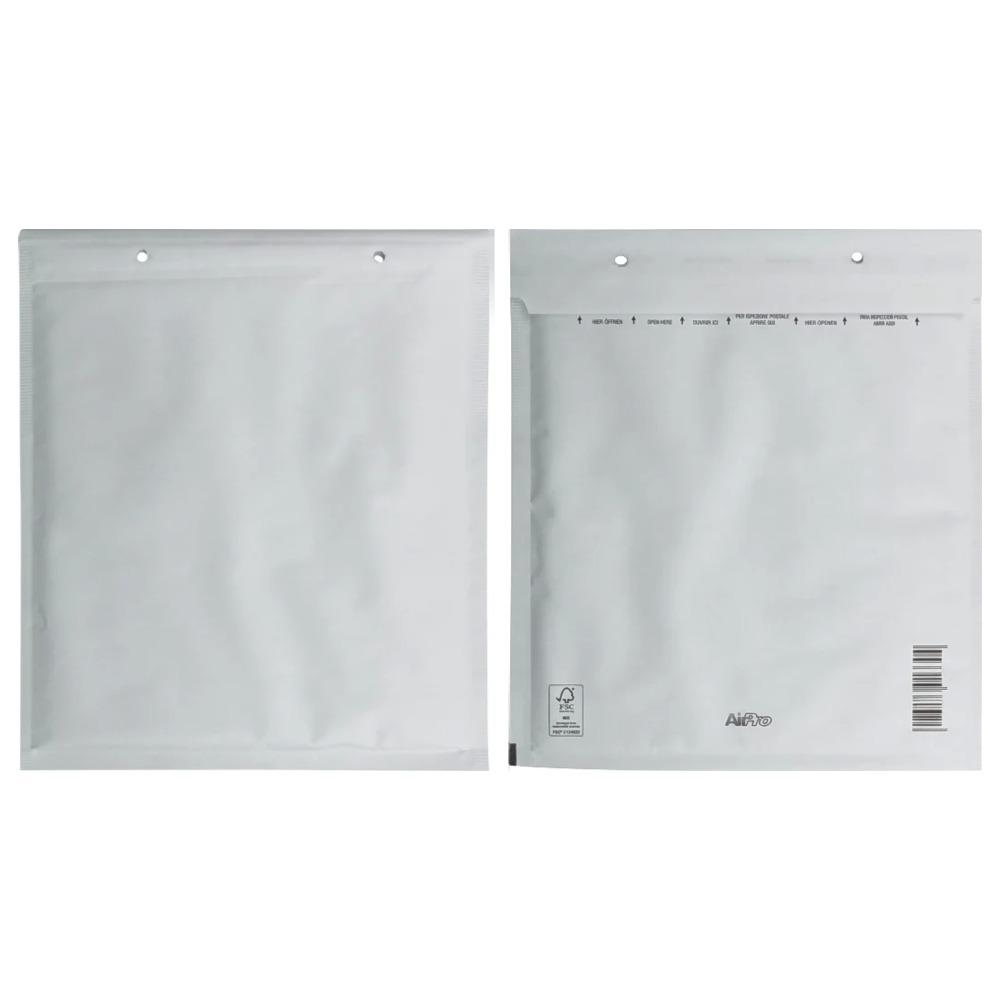 100st Bubbelpåsar 175x165 mm (CD) - Vita