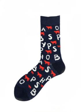Happy Cool Socks Trendiga Färgglada mönstrade strumpor sockar 37-40