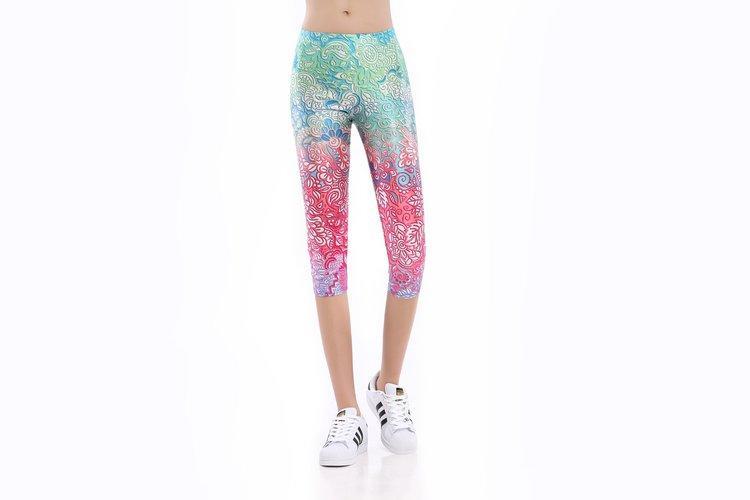 Mandala Oasis Capri Leggings