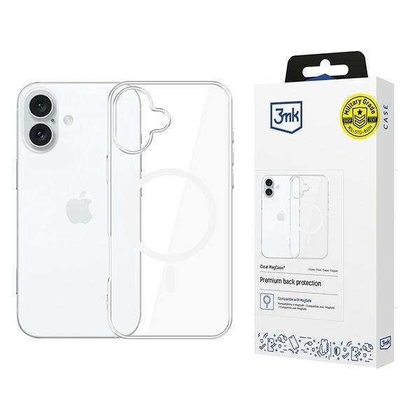 3MK Matkapuhelimen kuori iPhone 16 MagSafe - Kirkas