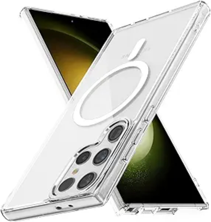 Mobilskal till Galaxy S24 Ultra Magsafe - Transparent