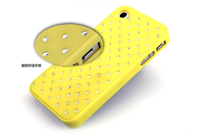 Diamond Baksideskal till Apple iPhone 4S/4 + Skrmskydd