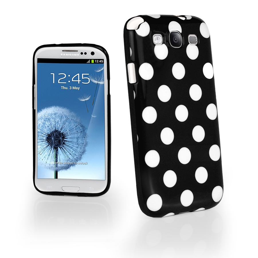 Polka dot FlexiCase Skal till Samsung Galaxy S3 i9300