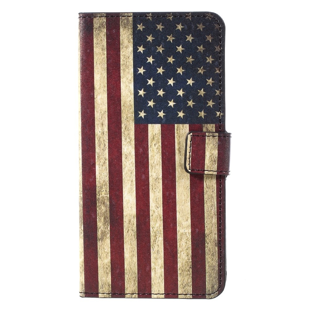 Plånboksfodral Samsung Galaxy S8 Plus - Amerikanska Flaggan