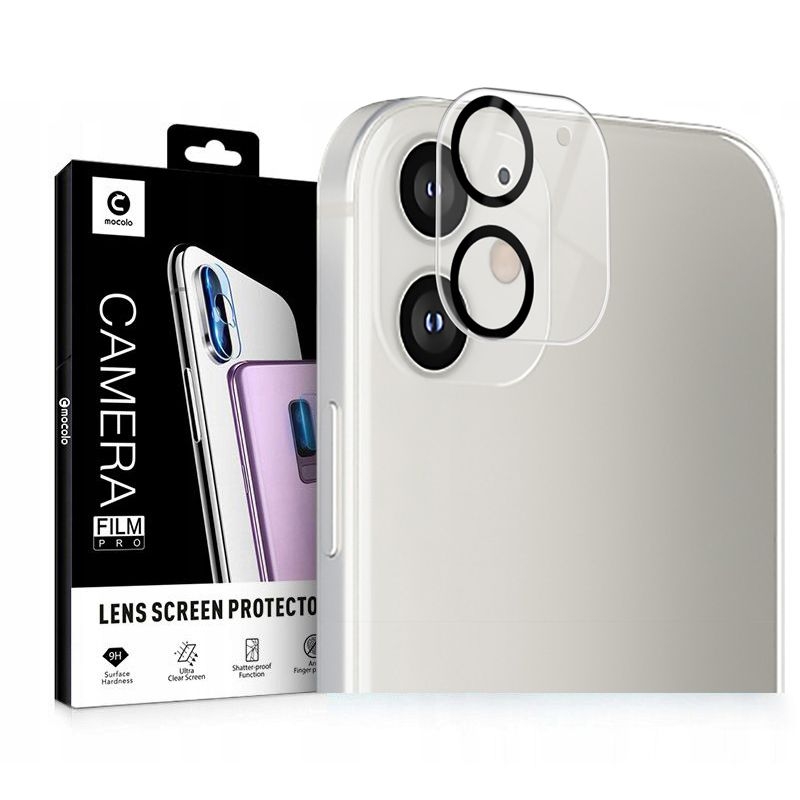 MOCOLO Kameralinsskydd i Härdat Glas iPhone 12 Mini