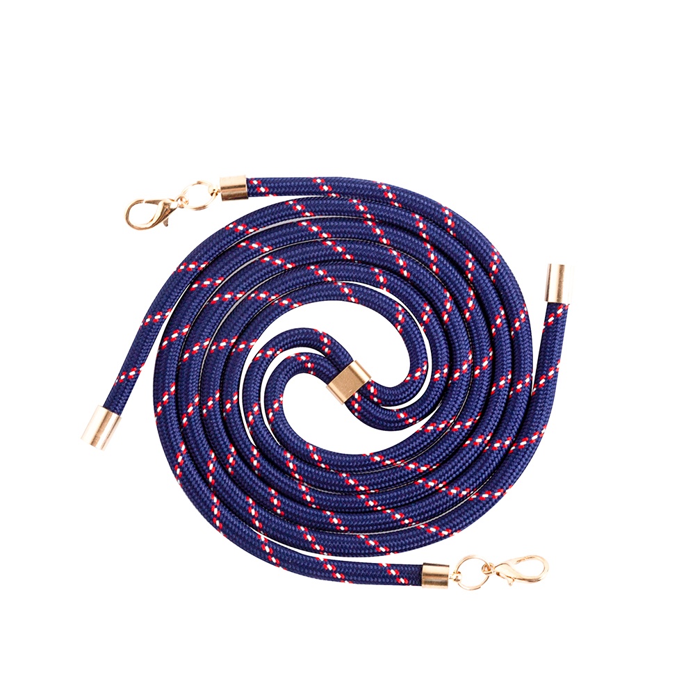 Boom Halsbandsrem Rope - Blå Stripes