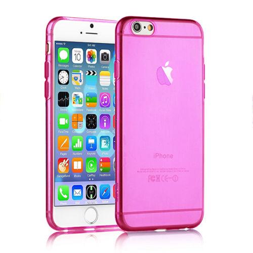 Ultra-thin 0.6mm Flexicase Skal till Apple iPhone 6(S) Plus - MörkRosa