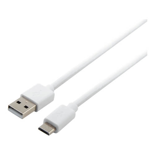 Essentials USB-A till microUSB Kabel 1m Polybag
