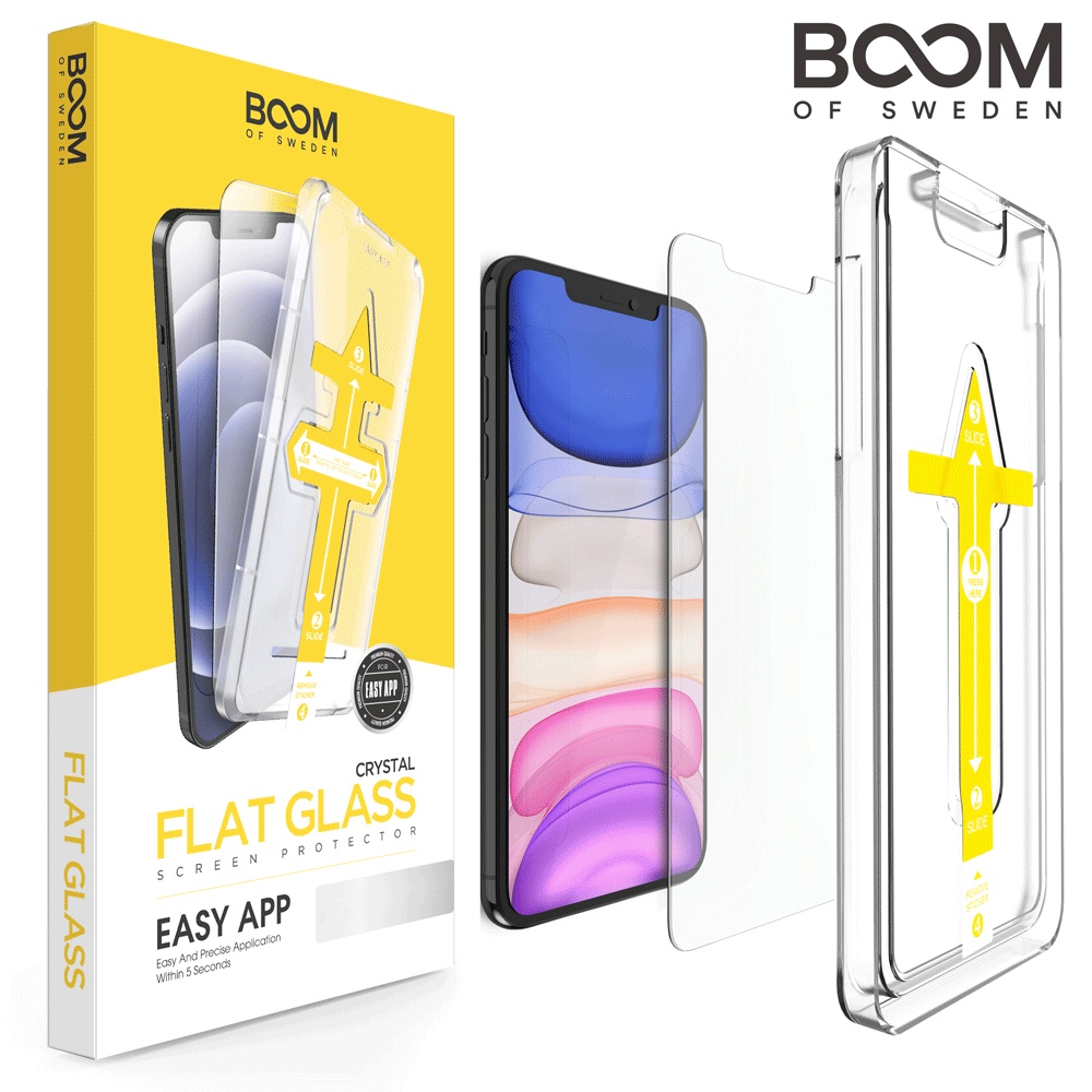 BOOM Flat Härdat Glas Skärmskydd iPhone X/Xs