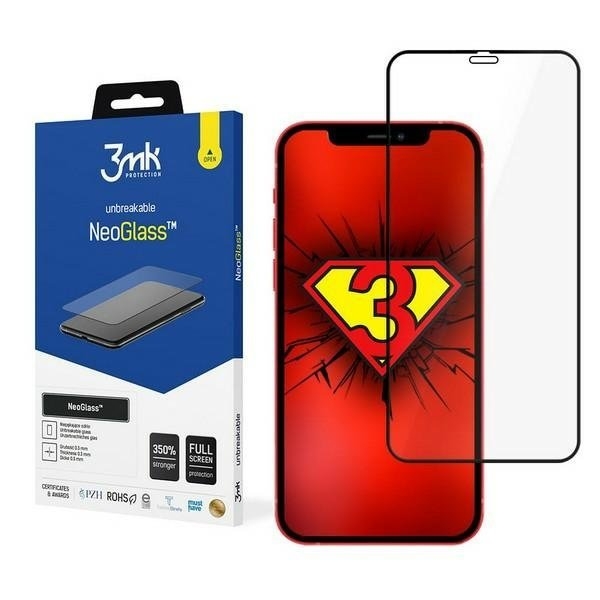 3MK iPhone 12 & 12 Pro HybridGlas Skärmskydd NeoGlass