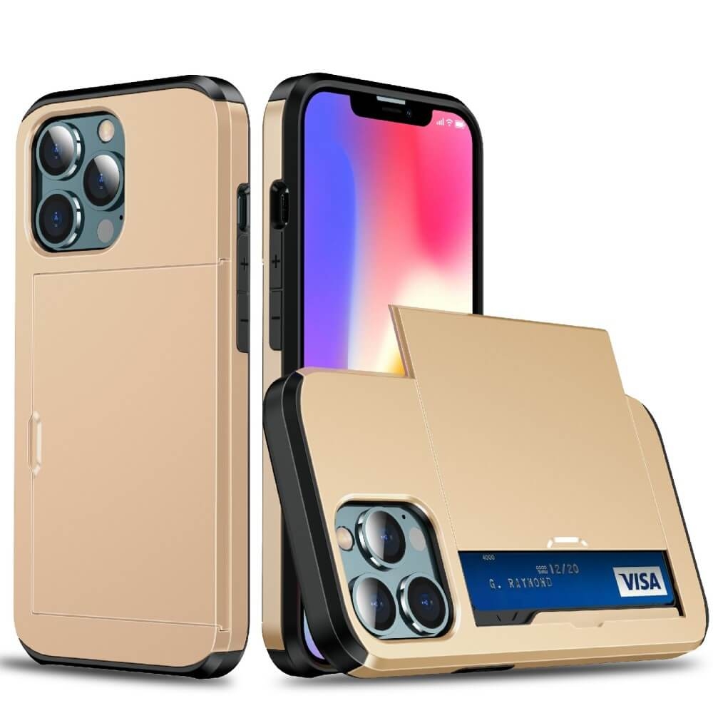 Hybrid Skal med Kortplats till iPhone 13 Pro Max