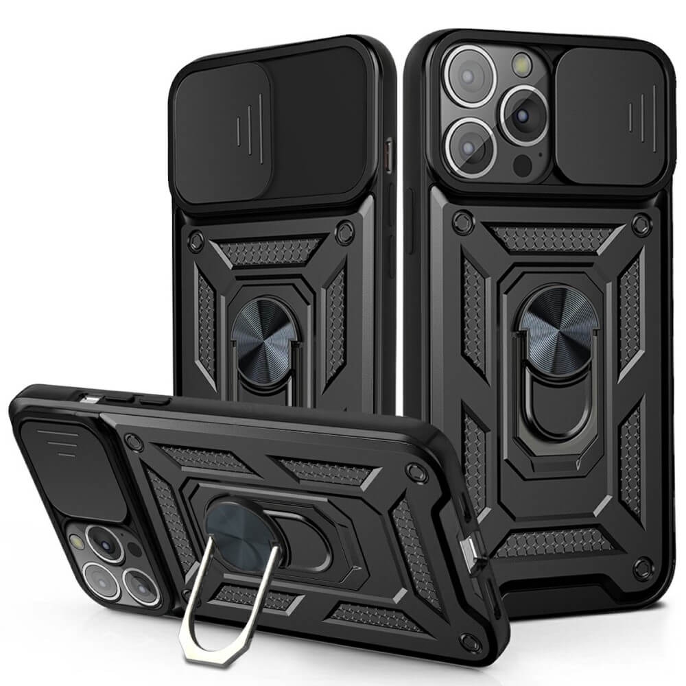 Camshield Mobilskal med Ringhållare iPhone 13 Pro Max