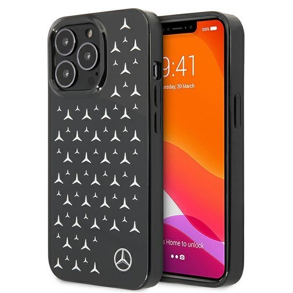 Mercedes Skal iPhone 13 Pro Silver Stars Pattern