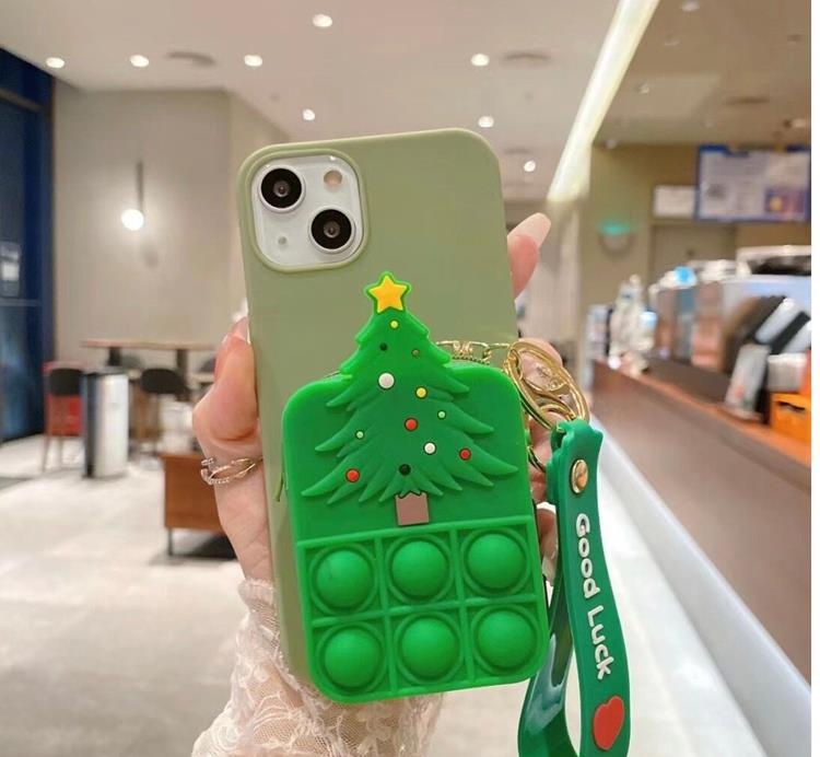 X-mas Tree Silicone Skal iPhone 7 /8 / SE 2020