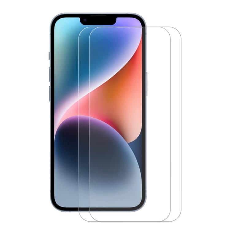 [2-PACK] iPhone 14 Härdat Glas Skärmskydd - Clear